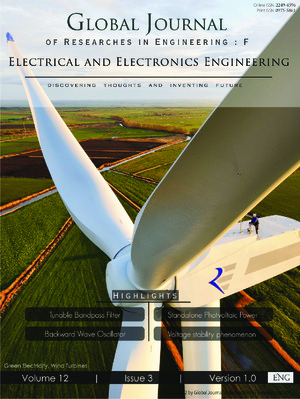 GJRE Volume 12 Issue F3