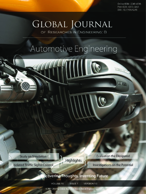 GJRE Volume 16 Issue B1