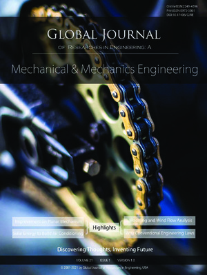 GJRE Volume 21 Issue A1