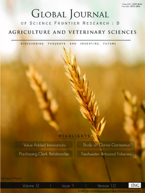 GJSFR Volume 12 Issue D11