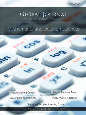 GJSFR Volume 13 Issue F10