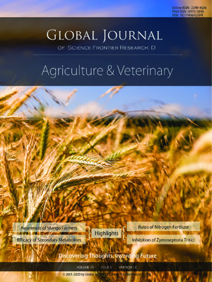 GJSFR Volume 20 Issue D1