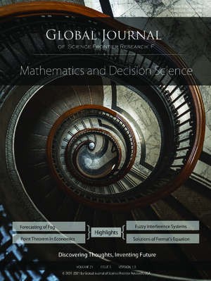 GJSFR Volume 21 Issue F5