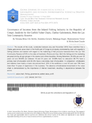 Analysis of local governance, insights from the Republic of Congo’s governance practices.