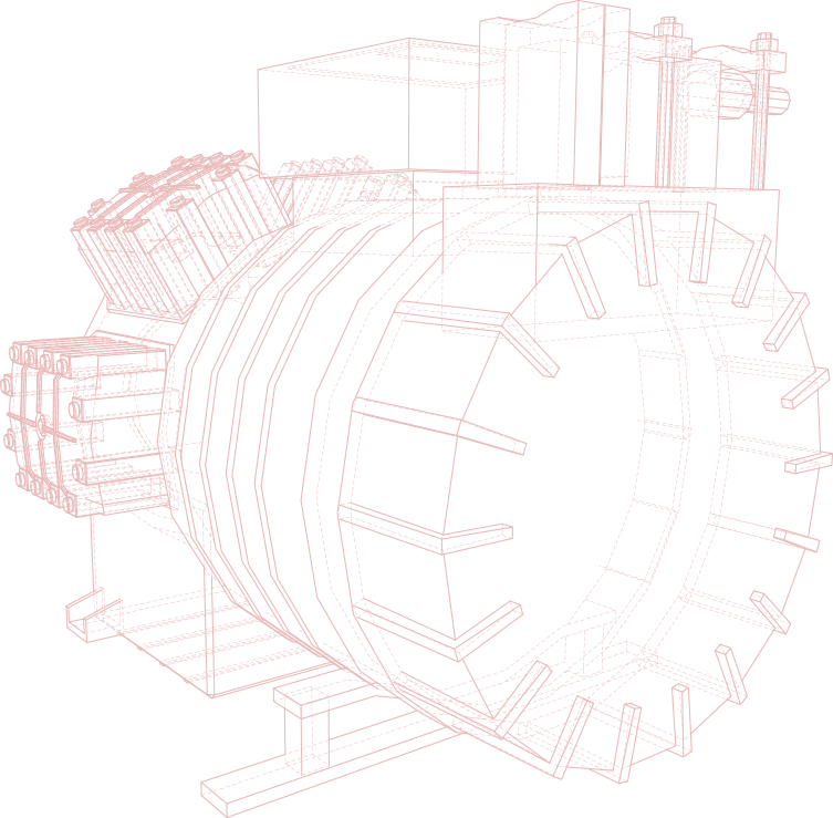 Turbocharger CAD illustration for engine performance.