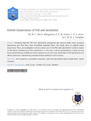Detailed analysis of Pell and Jacobsthal hybrid quaternions, their properties, and applications in mathematics and physics.
