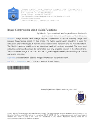 Compression improves storage and transmission efficiency in data encryption, with Walsh functions optimizing image processing and security.