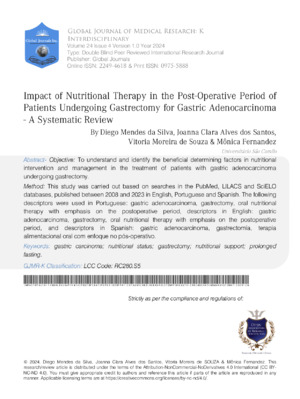 Improves post-op recovery in gastric cancer patients following gastrectomy, enhancing overall outcomes.