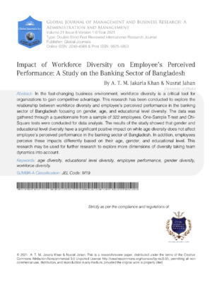 Comprehensive study on employee performance and diversity.