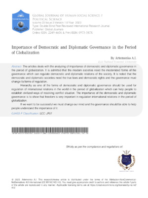 High-resolution image highlighting democratic governance and diplomatic efforts during globalization.