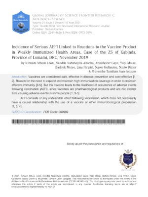 Severe adverse effects of vaccines, especially in immunocompromised patients, highlight the need for careful evaluation.
