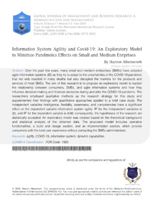 Exploratory Model for Covid-19.