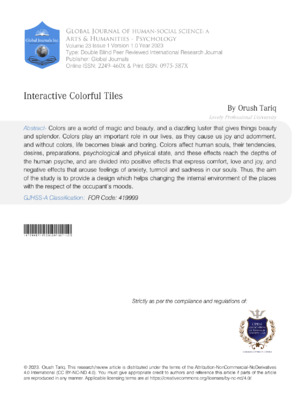 Bright, vibrant, and engaging colorful tiles designed to improve user interaction and scholarly presentation.