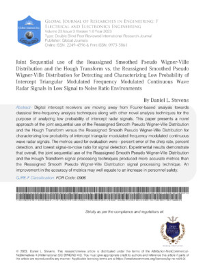 Accurate joint analysis of pseudo Wigner-Ville distribution and harmonic transform for signal processing.