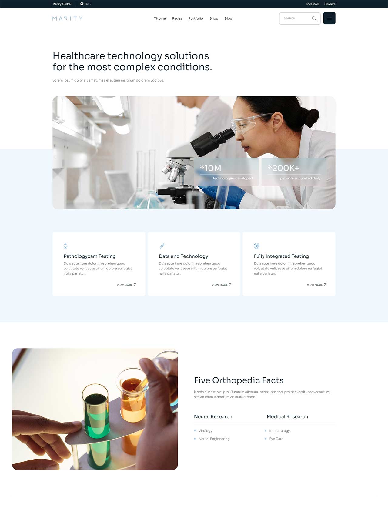 Microscope used by scientists in a laboratory setting, emphasizing healthcare technology innovations and research development.