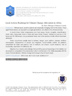 High-resolution image of climate change mitigation efforts in Africa, including renewable energy projects and community initiatives.