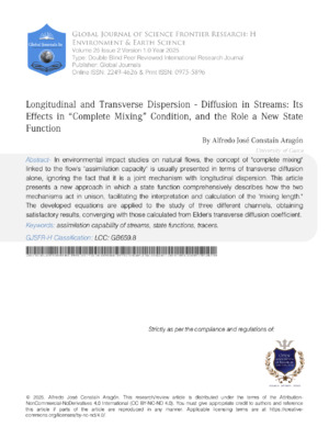 In-depth analysis of stream dispersion effects and their role in ecological and state functions overview.