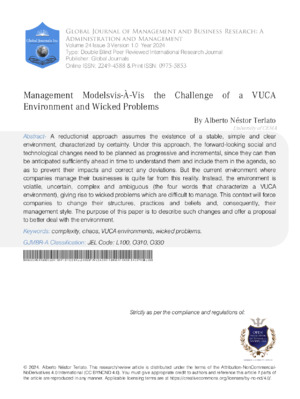 VUCAs in Environment.