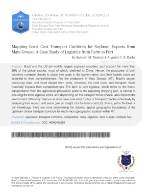 Efficient logistics for soybean export corridors from Mato Grosso, Brazil, to global markets and port destinations.