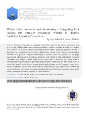 Adaptive, secure, intelligent intrusions detection system.