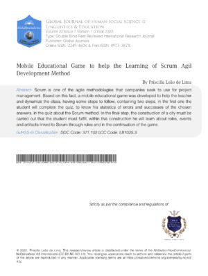 An engaging mobile educational game designed to enhance Scrum knowledge for project development teams.