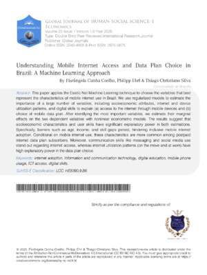 Alt text: Academic research journal cover page on mobile device screen.