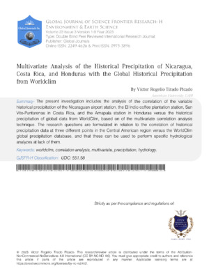 Analysis of Nicaragua, Costa Rica, Honduras weather trends.