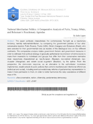 High-quality academic research on political policies, governance, and democracy.