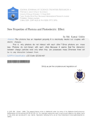 Advanced study on photon properties, photonic effects, and laser research.