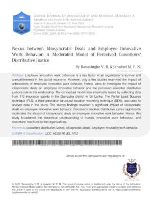 Enhanced alt text: Study on employee innovation, coworker diversity, and workplace behavior in organizations.