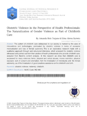 Obstetric violence, gender-based healthcare issues, childbirth care, research, health professionals, reproductive rights.