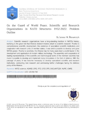 Enhanced research on NATO peace organizations.