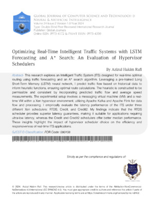 Optimizing real-time intelligent traffic management with LSTM.