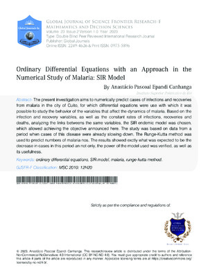 High-quality image of differential equations from research journal focusing on mathematics and science solutions.