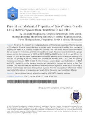 Versatile Tectona Grandis research insights.