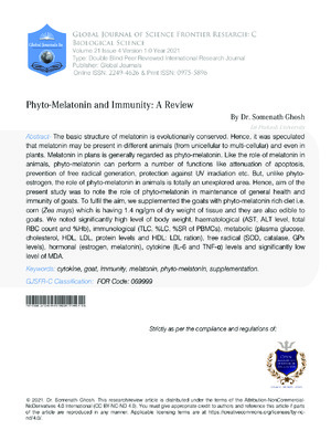 High-quality image of neurochemical pathways related to melatonin and immunity research.