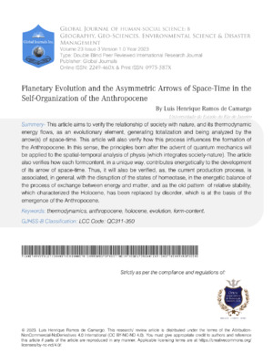 Exploring space-time and self-organization in planetary and cosmic evolution.