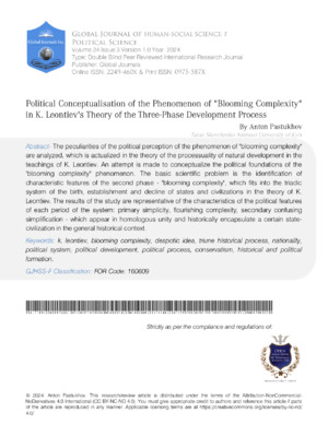 Detailed alt text on the political nature of the research article.