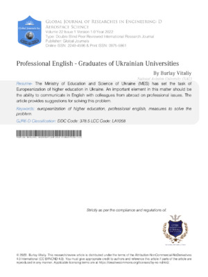 High-quality academic research on Ukrainian university graduates and professional English communication.