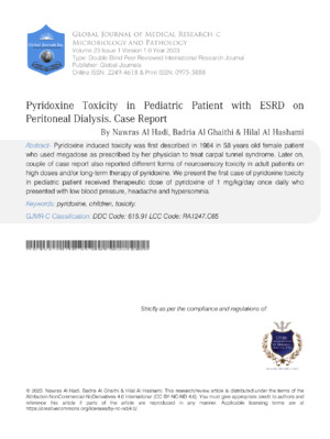 Pediatric drug toxicity with ESRO in peritoneal dialysis case report.