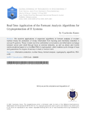 Enhanced security algorithms for IT systems.