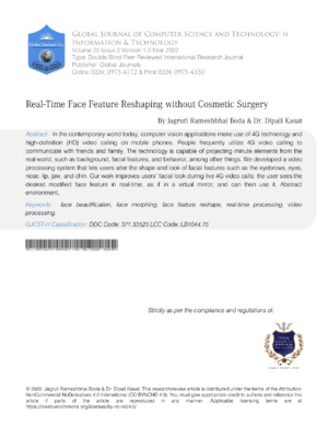 Enhances facial features instantly with real-time face reshaping technology for cosmetics and beauty applications.