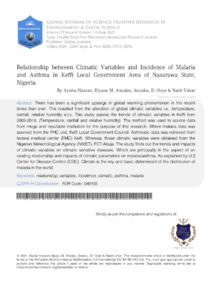 High-quality alt text describing research on climate variables and disease correlation.