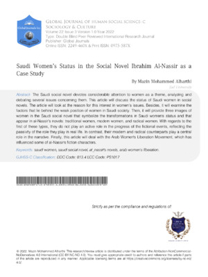 Detailed analysis of women's social status in Saudi Arabia and implications for social science research.