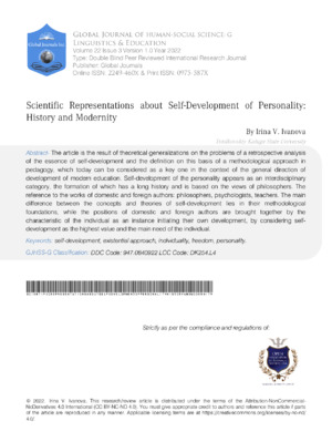 Understanding self-development and personality in social sciences research.