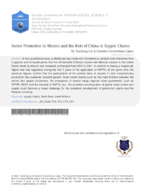 Supply chain promotion, logistics, and supply chain management strategies for economic growth.