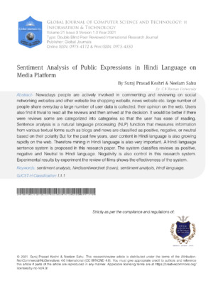 Analysis of public expressions in media platforms.