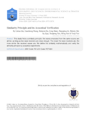 High-quality image showing a scientific study on acoustical verification and its principles.