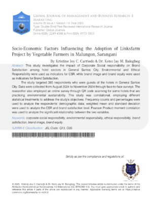 Enhancing socio-economic impact of linkfarm in agriculture.