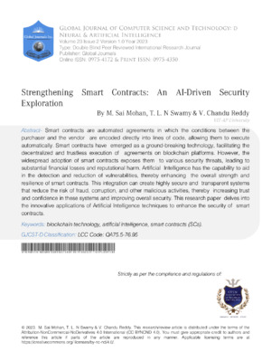 Smart contracts security and AI-driven solutions for enhanced trust and safety in blockchain technology.